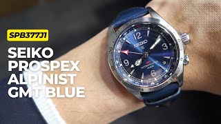 Seiko Prospex Alpinist GMT Blue dial SPB377J1 [upl. by Aneehsyt]