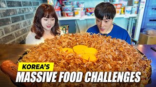 I Tried MONSTER FOOD Challenges in Korea [upl. by Bennie]