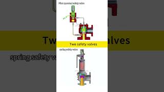 Two commonly used safety valves valve safetyvalve machinery industry [upl. by Navi]