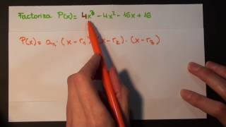 Descomposición Factorial Polinomio Ejemplo 1 [upl. by Elak]