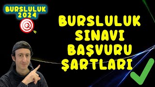 2024 BURSLULUK SINAVI BAŞVURU ŞARTLARI [upl. by Sperry]