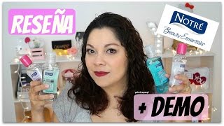 ReseñaDemo Notré Beauty Essentials💗i´Yeimi💗 [upl. by Eirrehs]