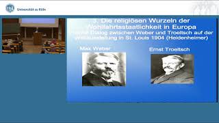 Prof Em Dr Dr Karl Gabriel quotDie Bedeutung der Religionen für die Sozialstaaten Europasquot [upl. by Leunamne]