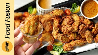 Chicken Wings with KareKare Fusion Sauce Recipe by Food Fusion [upl. by Gula]