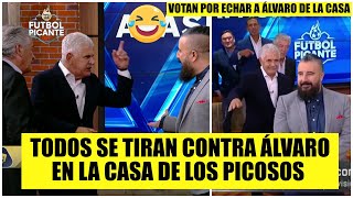 Echan a Álvaro Morales en CASA DE LOS PICOSOS Le dicen DE TODO en el cara a cara  Futbol Picante [upl. by Enisaj]