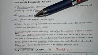 Alkaloidsfunctions of alkaloids in plantsNomenclatureOccurance Natural products [upl. by Astrid]