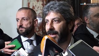 Il presidente Roberto Fico su Napoli rapporti col sindaco e metro linea 6 [upl. by Simpkins]