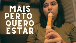 Mais perto quero estar Harpa Cristã  Flauta Doce Contralto [upl. by Eluj]