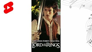 Concerning Hobbits theme from Lord of the Rings violin lesson shorts [upl. by Haneen]