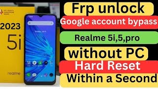 Realme 5i Hard Reset Password Pattern Unlock Without Pc 2024 realme5i [upl. by Leno]