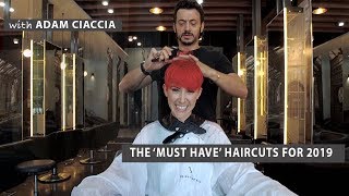 How to cut a Fire Red Pixie Cut on Episode 55 of HairTube© with Adam Ciaccia [upl. by Gnuy]