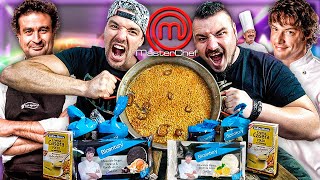 PROBANDO COMIDA RÁPIDA de MASTERCHEF JORDI CRUZ Y PEPE RODRIGUEZ PUBLICIDAD de COCINEROS [upl. by Sophey]