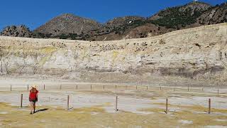 Nisyros Volcano on Nisyros Island Dodecanese Greece [upl. by Natehc]