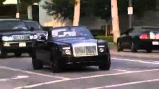 David Beckhams Custom RollsRoyce Phantom Drophead Coupe [upl. by Adnil860]