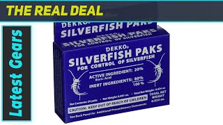 Silverfish Paks DEK1002 Effective Pest Control [upl. by Aonian]