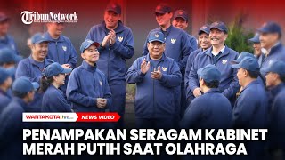 Penampakan Seragam Kabinet Merah Putih Saat Olahraga Hari Terakhir di Akmil Magelang [upl. by Yasu]