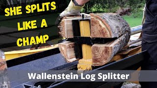 Wallenstein Log Splitter WXR 720L 4WayWedge [upl. by Deegan77]