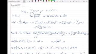 Binomial random variable [upl. by Baugh12]