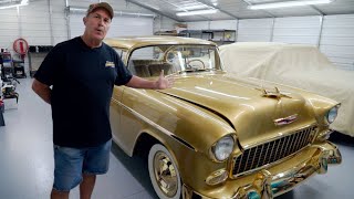 1955 Chevy Gold Car  50 Millionth GM Tribute Car [upl. by Reynold]