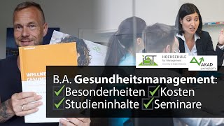 Fernstudium Gesundheitsmanagement 🏥 Bachelor an der IST Hochschule vs AKAD University [upl. by Gagnon2]