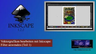 Vektorgrafikerstellung mit Inkscape – Filter anwenden Teil 1 [upl. by Moise241]