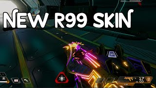 USING THE NEW MYSTIC COIL R99 SKIN IN SOLOS Apex Legends [upl. by Aiyekal]