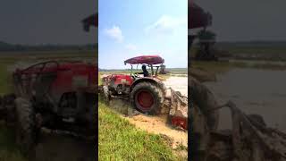 Tractors plow fields in the rainy season shorts tracting tractor [upl. by Peppel36]