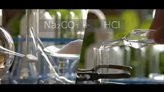 Double displacement of HCl  Na2CO3  Lime water milky test [upl. by Aeli]