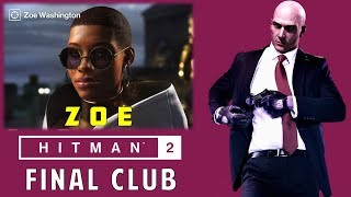 Kill Zoe Washington during Interrogation  Little White Lies  Final Club  Hitman 2 [upl. by Matt572]