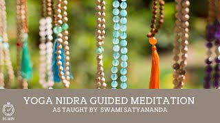 Yoga Nidra Meditation as by Swami Satyananda [upl. by Drake453]