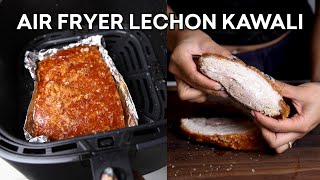 CRISPY Pork Belly aka Filipino Lechon Kawali made in the AIR FRYER  Sarap Sundayz [upl. by Ecnedurp]