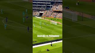 Australia vs Philippines football fifa perth soccer [upl. by Rabma]