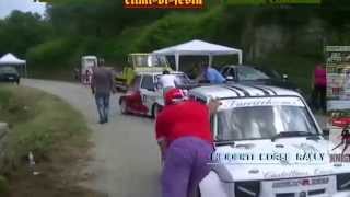 INCIDENTE DI GARA RALLY A SOLOPACA  AUTOVETTURA n 27  PARTENZA rally di via Bebiana  Solopaca [upl. by Atiuqrehs]