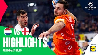 Collective masterclass from the Dutch  Netherlands vs Georgia  Highlights  Mens EHF EURO 2024 [upl. by Omixam685]