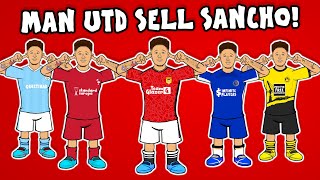 MAN UNITED SELL SANCHO Dortmund Liverpool Chelsea Transfer Parody [upl. by Groos]