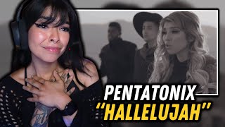 SO MANY EMOTIONS  FIRST TIME HEARING Pentatonix  quotHallelujahquot  REACTION [upl. by Nyloj]