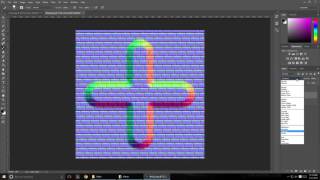 Tutorial How to combine two normal maps using Photoshop [upl. by Babbie]