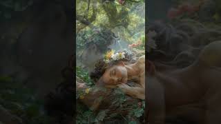 Dryad Forest Spirit amp Gaia Mother Earth  Nature Bird Sounds Soothing Harp Peaceful Relaxing Music [upl. by Reedy]