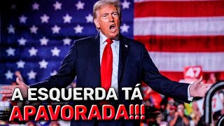 A ESQUERDA ESTÁ EM PÂNICO COM A VOLTA DO TRUMP [upl. by Naujid]