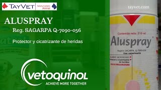 Vetoquinol Aluspray Tayvet Distribuidora Veterinaria [upl. by Mylo856]