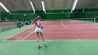 Tamina Kochta forhand winner tennisvideo tenniskidsvideo [upl. by Placidia]