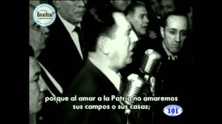 Discurso de Perón el 17 de octubre de 1945  HD [upl. by Kinimod]