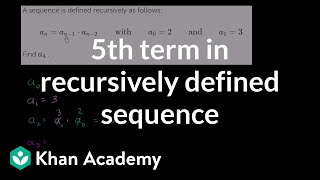 Worked example sequence recursive formula  Series  AP Calculus BC  Khan Academy [upl. by Lissi]