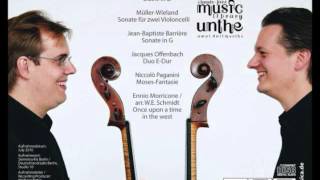 Jean Barriere6 Sonates Book 4 Sonata No 4 for 2 Cellos in G majorI Andante [upl. by Milda647]