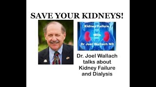 How to save your Kidneys No more Dialysis With Dr Joel Wallach Youngevity [upl. by Haas984]