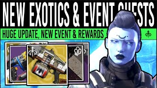 Destiny 2 NEW EVERVERSE EXOTICS amp FREE LOOT Wish 6 Event Quest Prophecy Loot amp Patch 5th March [upl. by Drawd]