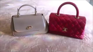 Tusting Mini Holly vs Chanel Coco Handle Mini  Review  What fits [upl. by Ellenehc]