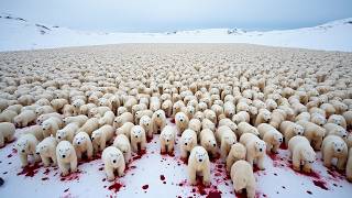 Enormous Polar Bear Gathering in the Arctic – Why Are So Many Together [upl. by Assilav]