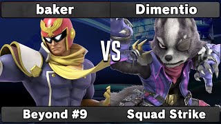 baker vs Dimentio  Squad Strike  Beyond 9 [upl. by Yentruok]