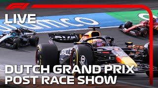 LIVE Dutch Grand Prix PostRace Show [upl. by Sophia]